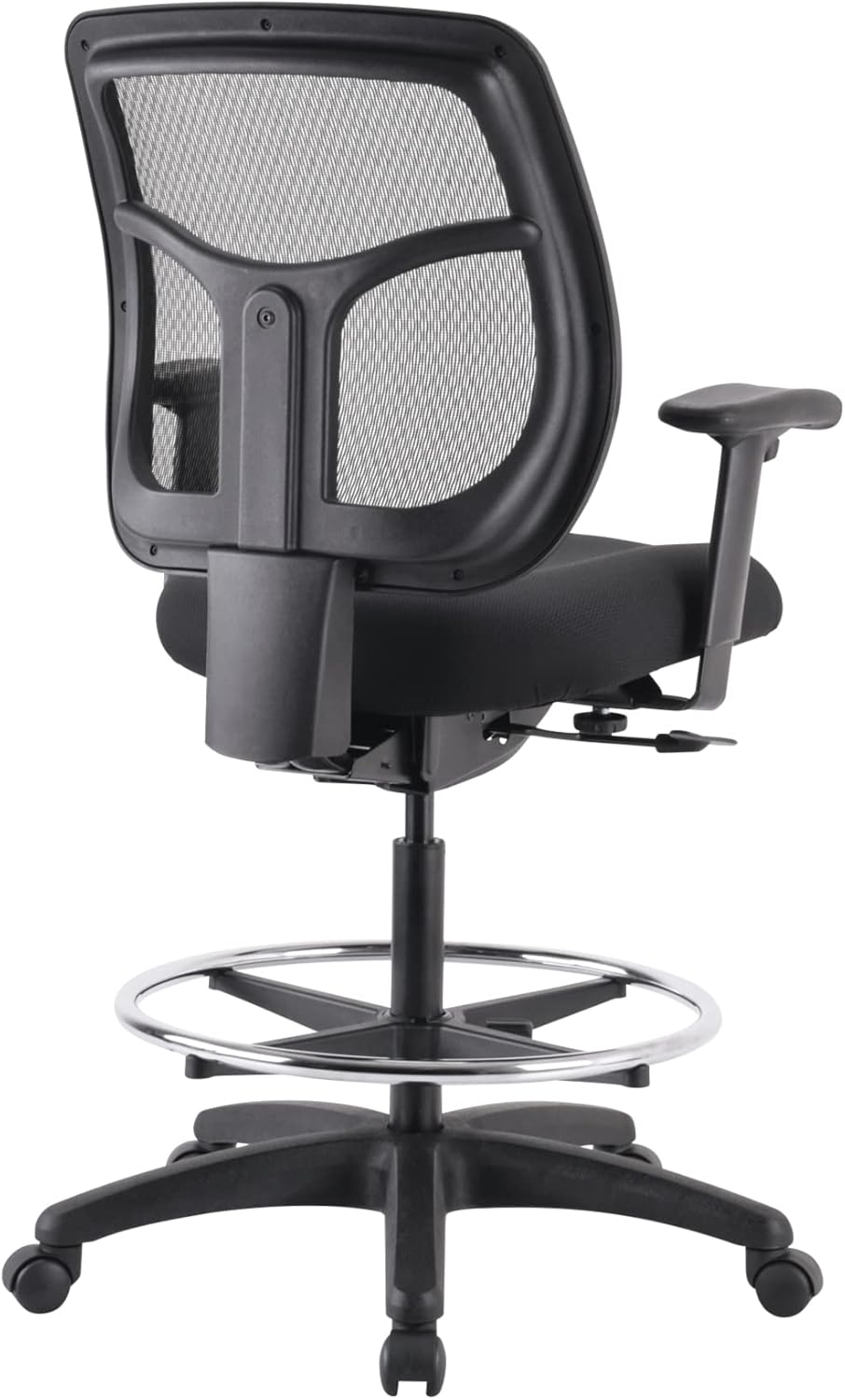 Eurotech Seating Apollo Drafting Stool, Black