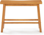 Boraam Sonoma Counter Height Backless Bench - Honey Oak Finish