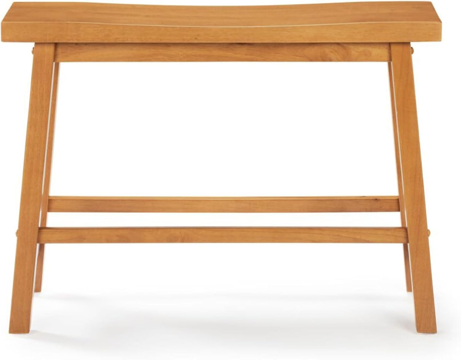 Boraam Sonoma Counter Height Backless Bench - Honey Oak Finish