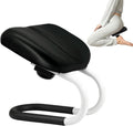 Meditation Bench with Adjustable Height, Foldable Metal Kneeling Chair, Portable Seiza Stool with Non-Slip Cushion, Ideal for Yoga, Prayer, and Extended Sitting Comfort