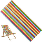 GORGECRAFT Thicker Beach Sling Chair Replacement Canvas Outdoor Lounge Chairs Covers Replacements 118 * 43.5cm Reclining Sling Chair Fabric for Sunbathing Garden Courtyard Relaxation, 10oz-Fabric
