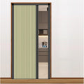 Honeycomb Folding Door Retractable Honeycomb Folding Door,No-Drill Alum Frame Space-Saving,for Bedroom Kitchen(Yellow,72X80IN)