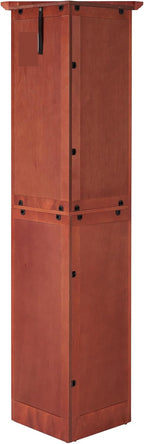 Mid-Century 4-Tier Pantry Storage Cabinet, Corner Cabinet and Adjustable Shelves, for Bathroom Living Room Kitchen,for Kitchen Home