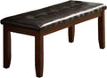Milton Greens Stars Alicante Bench, 48 by 17 by 19-Inch, Dark Brown