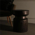 Coffee Table Tall Stump Side Garden Stool Tree Stump End Table Accent Plant Stand Holder(A)