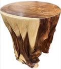Hand Carved End Table