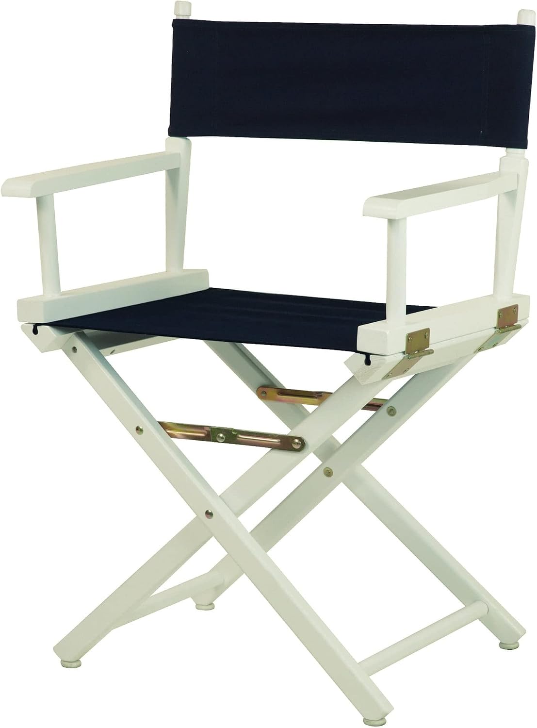 Casual Home 18" Director's Chair White Frame with Royal Blue Canvas
