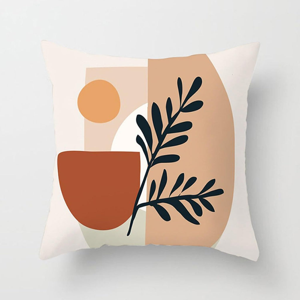 Gericco Pack of 4 Couch Throw Pillow Covers, Soft Modern Printed Pillow Covers for Sofa Living Room