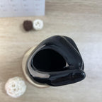Black Hand Shaped Decorative Vase 9.25''H,Modern Ceramic Body Vase,Romehaha Art Small Flower Vase for Coffee Table Decor,Vases for Flowers,Shelf Living Room Home Farmhouse Table Decor