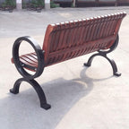 Patio Benches for Outdoors Creative Outdoor Leisure Bench with Backrest Community Park Viewing Seat Beach Chair Shopping Mall Rest Garden Benches for Outdoors