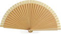 Jeffdad Classical Folding Fans Hand Fan, Decorative Folding Fans Elegant Fan for Women Classical Vintage Wooden Hand Fans Bamboo Handheld for Dancing Decoration Party