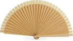 Jeffdad Classical Folding Fans Hand Fan, Decorative Folding Fans Elegant Fan for Women Classical Vintage Wooden Hand Fans Bamboo Handheld for Dancing Decoration Party
