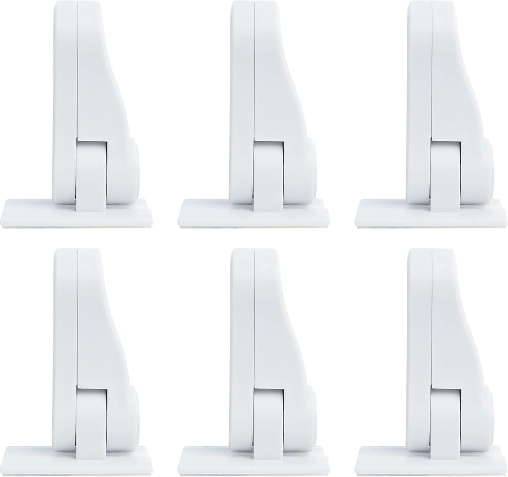 Child Proof Door Lever Lock(6 Pack) - Baby Proofing Door Handle Lock, 3M Adhesive & No DrillingNeed, Minimalist Design, Child Safety Door Handle Locks