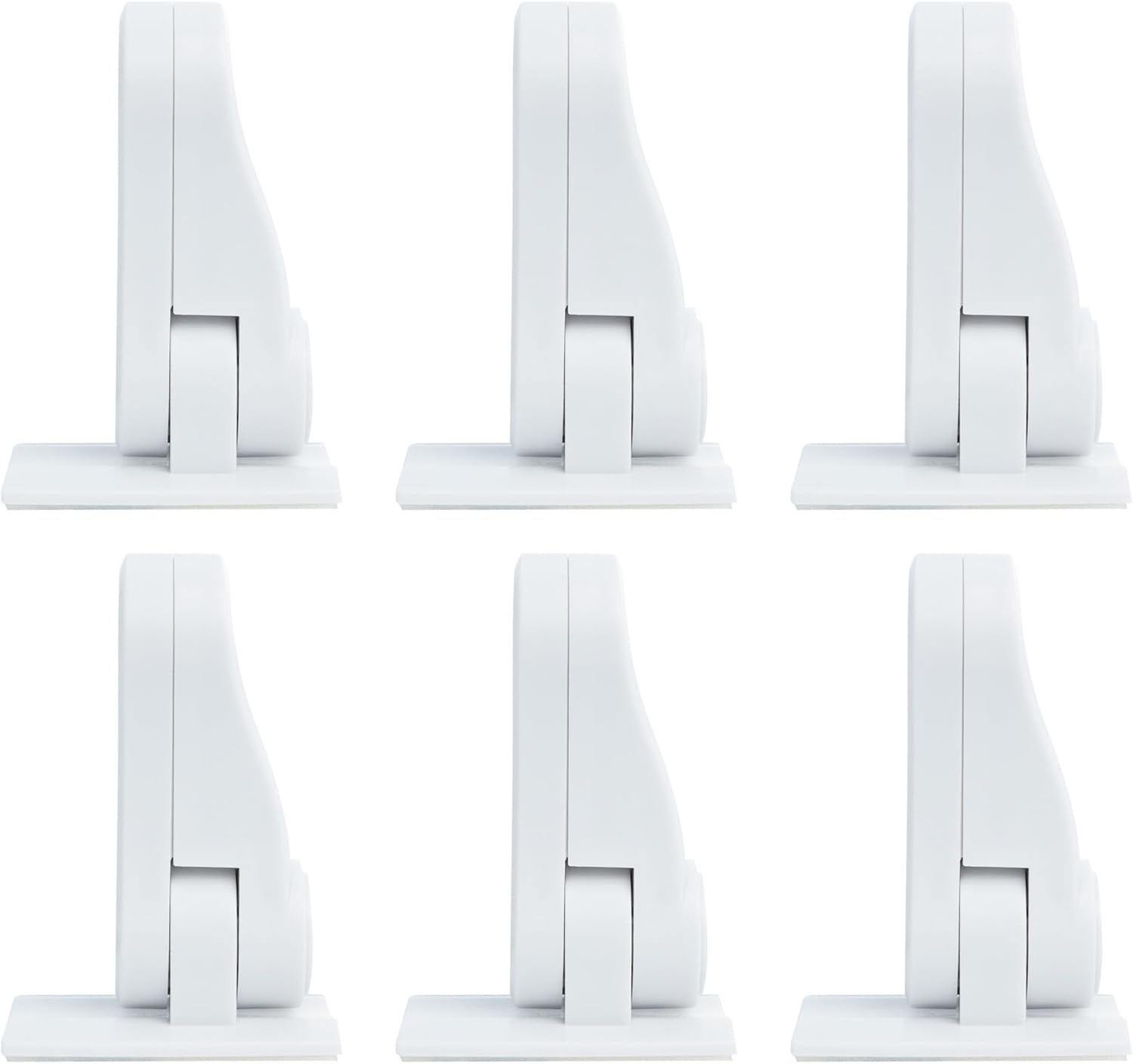 Child Proof Door Lever Lock(6 Pack) - Baby Proofing Door Handle Lock, 3M Adhesive & No DrillingNeed, Minimalist Design, Child Safety Door Handle Locks
