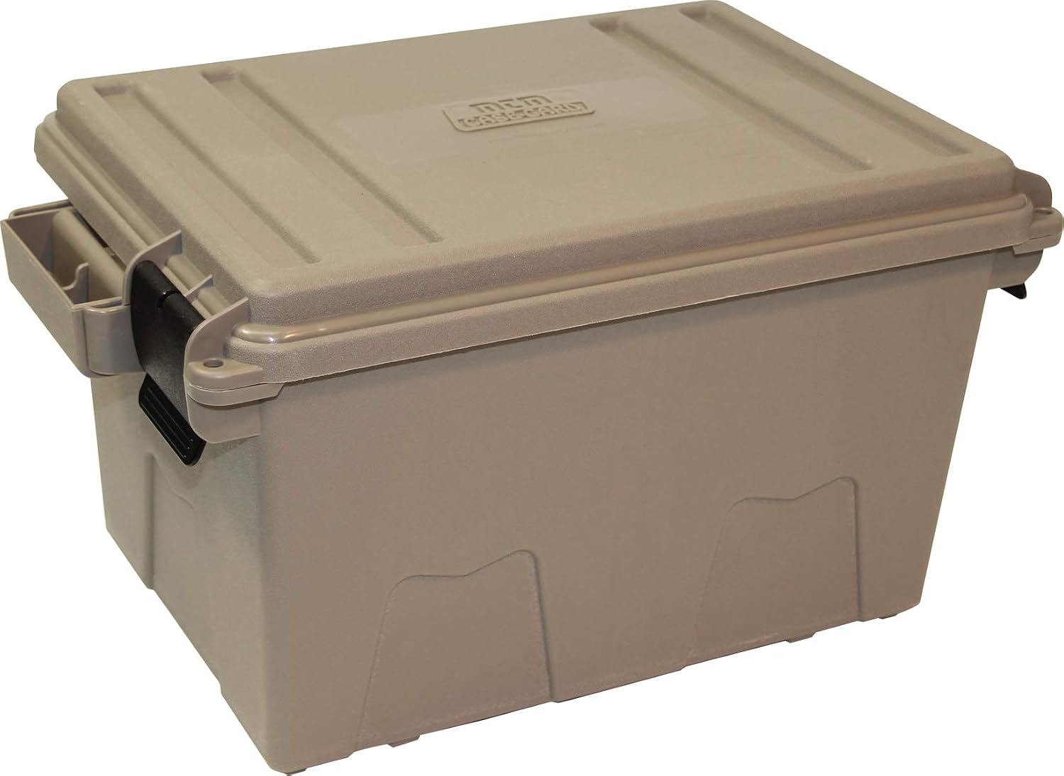 MTM TMC308 Tactical Magazine Can, 308 7.62x51 Magazine Storage, Stackable, Water Resistant, Double Padlocked Tabbed, USA Made, Dark Earth