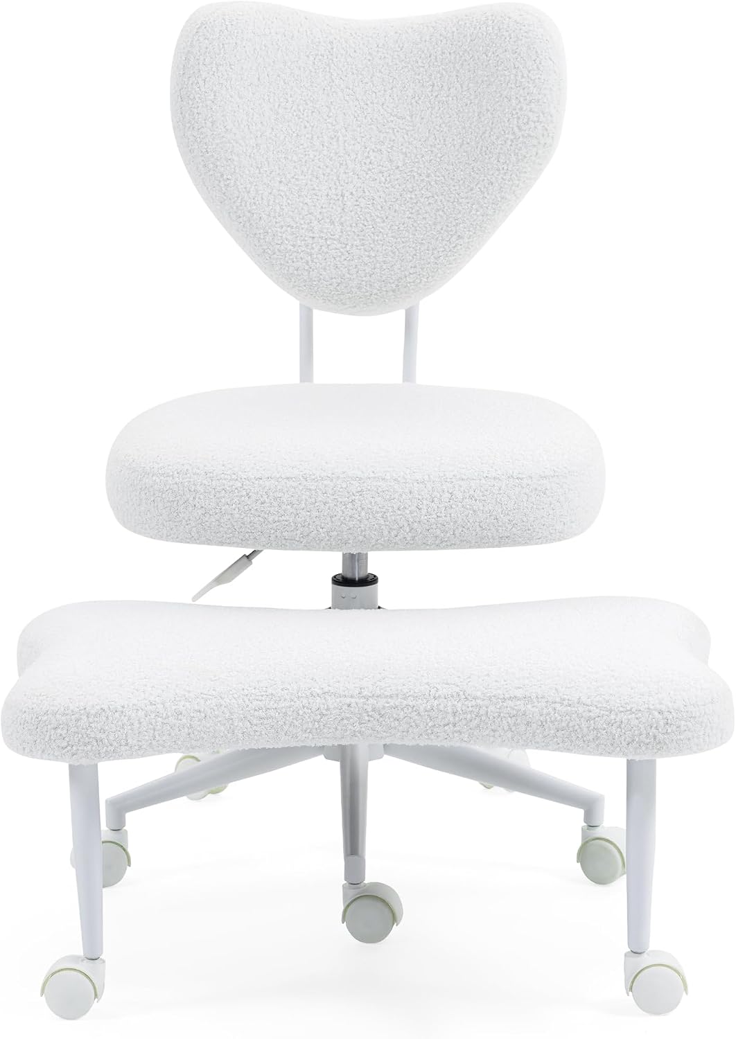 Meditation Chair, an Ergonomic Cross-Legged Seating Chair with Lumbar Support and a Height-Adjustable seat Cushion, Ideal for People Engaged in high-Intensity Office Work (Beige)