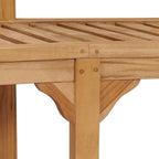 Garden Bench Natural Teak Solid Teak Wood Large Durable,Solid Teak Garden Bench for Outdoor & Indoor Use, Comfortable Seating Gatherings Patio Furniture