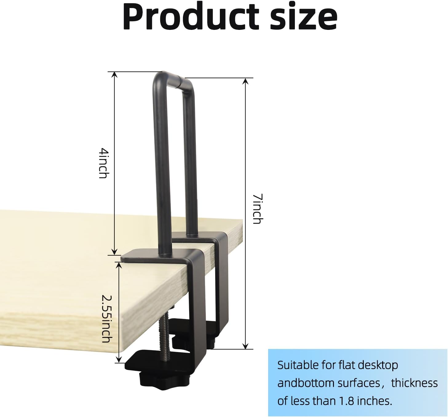 Craft Paper Roll Holder Tabletop Dispenser Suitable for Any Table from 0-1.8” and Roll of Paper Up to 7” Thick Dispenser Suitable for Painting or Craft Packaging