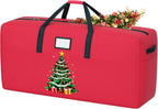 Large Christmas Tree Bag Heavy Duty Christmas Tree Storage Bag 9ft Tree 600D Oxford Material Christmas Tree Ornament Storage Bag Huge Xmas Tree Storage Container for Artificial Tree