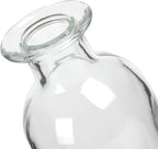 Clear Glass Bud Vase, 20 Pack 8 Oz Living Bud Vases, Small Vases for Flowers, Decorative Amber Bottles for Table Centerpiece, Home Decor, Office, Wedding Reception, Vintage Style