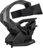 Imperatorworks EASECOMFY T2 Throne Computer Cockpit for 3 Monitors, Zero Gravity Chair Workstation,can Extend for 5 Monitors Support ultrawide 1 * 49" Option with Massage Function