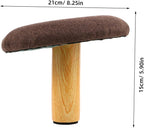 Outanaya Ergonomic Wooden Kneeling Bench 8.26X8.26X5.90In Posture Correction Chair for Office Meditation Reading Relieves Leg Pressure and Enhances Core Strength