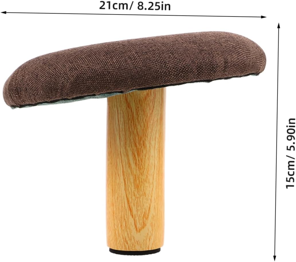 Outanaya Ergonomic Wooden Kneeling Bench 8.26X8.26X5.90In Posture Correction Chair for Office Meditation Reading Relieves Leg Pressure and Enhances Core Strength