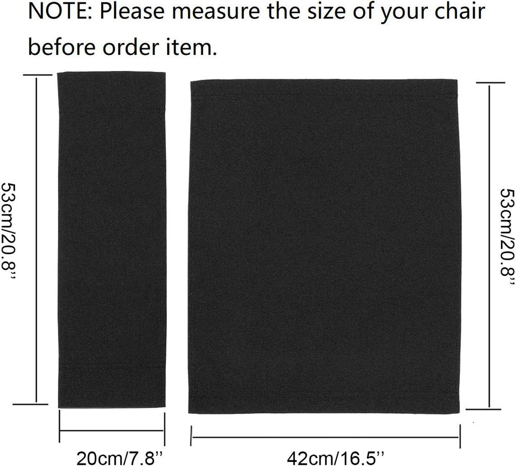 STAY GENT Counting Mars 2 Set Replacement Cover Canvas for Directors Chair, 20cm X 52cm + 52cm X 42cm