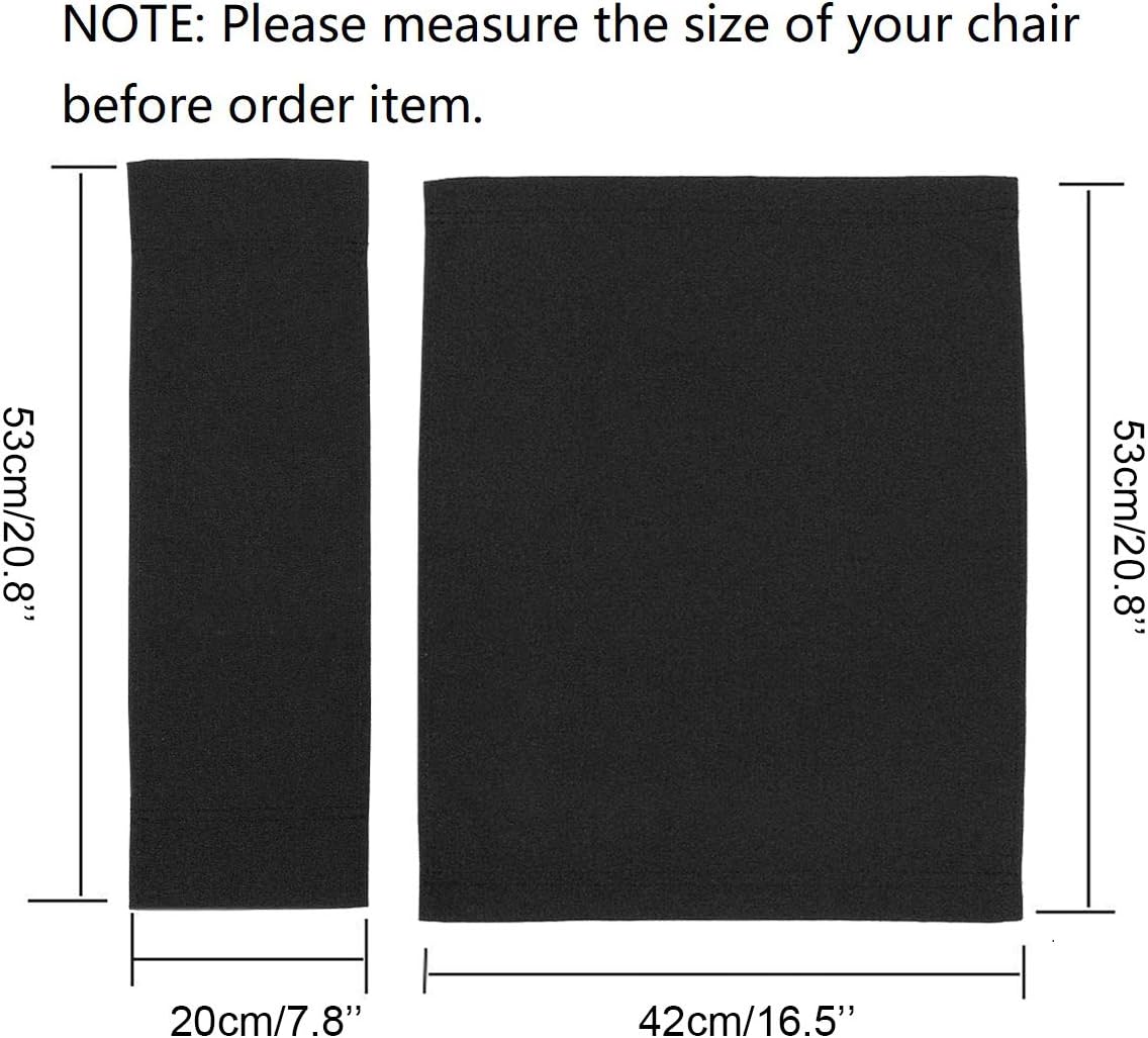 STAY GENT Counting Mars 2 Set Replacement Cover Canvas for Directors Chair, 20cm X 52cm + 52cm X 42cm