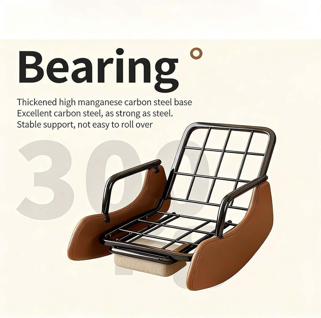 Cozy Rocking Chair with Foot Rest | Stylish Rocking Chairs for Living Room | Versatile Rocking Chairs for Nursery, Bedroom & Outdoor Porch