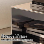 3-Layer Metal Storage Side Table, Square Sofa Side Tables, Simple End Table, Small Accent Tables for Living Room, Bedroom