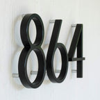 Distinctions 844686 House Number 1, Bronze Zinc Floating Address Number, Modern Outdoor Address Sign for Front Door, Mailbox, Wall, or Plaque, 5 Inches