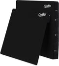Carstens Records Heavy Duty Vinyl Album Dividers | 12" LP Separators with Tabs | Made in The USA | Music Organizer Tabs for Collectors (Black, Double-Sided, A-Z Vertical Tabs, 26 Tab Set)