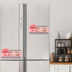 Beeveer 2 Pack Heart Magnetic Spice Rack for Refrigerator Metal Magnet Basket Shelf for Fridge Seasoning Storage Organizers Home Decor Kitchen Accessories (Pink)
