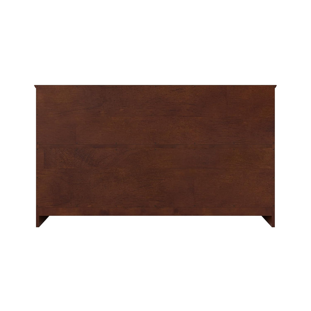 AFI, Charleston Queen Wood Murphy Bed Chest with 6" Mattress, Walnut