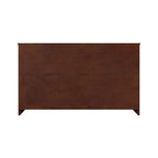AFI, Charleston Queen Wood Murphy Bed Chest with 6" Mattress, Walnut