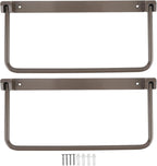 aqxreight Foldable RV Shoe Rack Wall Mounted, Aluminum Alloy Space Saving Organizer, Hanging Shoe Storage Shelf for RV, Travel Trailer, Yacht - Pair of Shoe Holders for All Types of