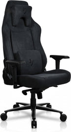 Arozzi Vernazza XL Soft PU Ergonomic Computer Gaming/Office Chair with High Backrest, Recliner, Swivel, Tilt, Rocker, Adjustable Height and Adjustable Lumbar and Neck Support - Pure Black