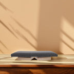 Foldable Wooden Meditation Bench with Cloth Cushion, Multi Functional Use Prayer Kneeler Chair for Yoga and Travel, Portable Foldable Stool Sitting Bench for Comfortable Seiza