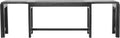 Jofran Global Archive Bradford Extendable Solid Mango Wood Bench, Mid-Century Accent Bench for Living Room Entryway, Grey