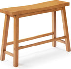 Boraam Sonoma Counter Height Backless Bench - Honey Oak Finish