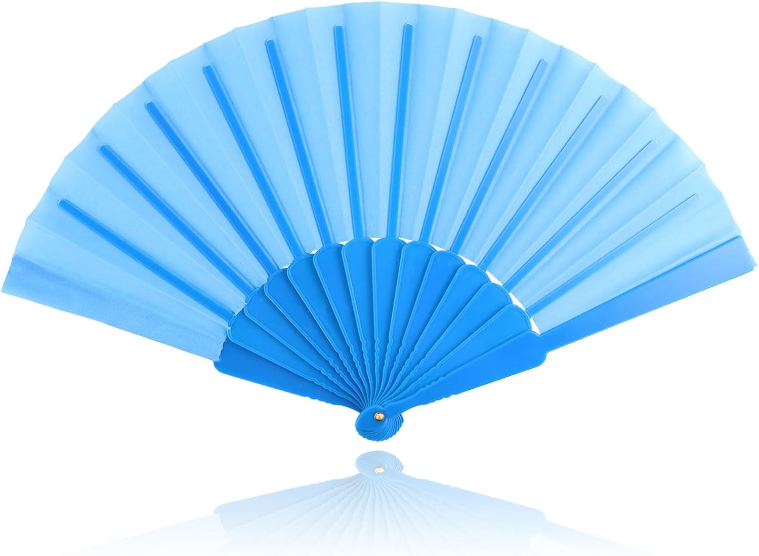 Women Hand Folding Fan, Portable Folding Hand Fans, Solid Color Dance Fans for Festivals, Performances and Decorations