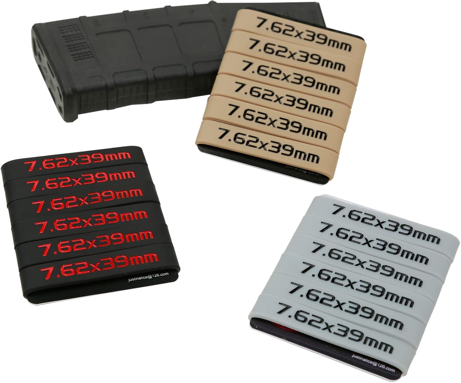 Aolamegs 7.62x39 Magazine Marking Band 6 Pack