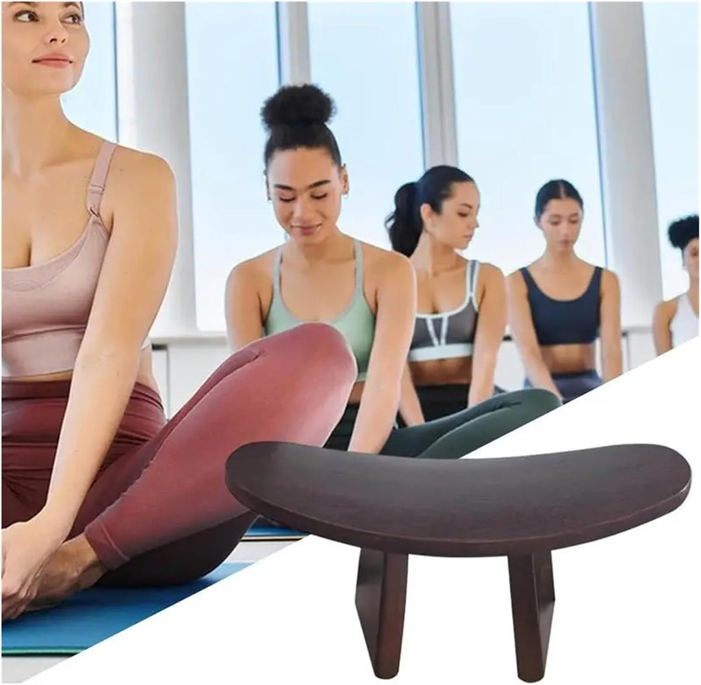 Ergonomic Kneeling Chair Wooden Comfortable Versatile Seat for Kneeling Mindfulness Practices