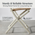 All-Weather Wicker Folding Outdoor Chairs, Rattan Chair Set of 2,Wicker Folding Outdoor Chairs for Garden, Balcony, Patio, Lawn and Indoor Use