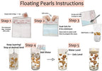 50 Floating Christmas Red and Green Candy Canes Peppermints Lollipops Pearls Vase Decorations-Large Sizes-Fills 4 Medium Size Vases (Not Included)-with Measured Floating Gels Kit