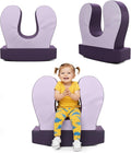 Sensory Chair for Kids, Soft Squeeze, Calming Compression Rocker for Autism ADHD, Emotional Regulation & Focus, Supportive High-Density Foam, Fit for Reading Corner, Playroom, Therapy Room (Purple)