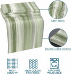 Bed Runner Scarf for Queen Size Bed, Sage Green Grey Beds Scarf Throws for Foot of Bedding, Abstract Art Oil Painting Green Ombre Decorative Beds Runners for Bedroom Guestroom, 83"x20"