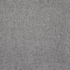 HomePop 18.5" Round Storage Ottoman with Nailheads - Heathered Gray