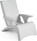 Step2 Vero Adirondack Chair, in Pool or Patio Lounge Seat for 9-inch Sun Shelves, Grey with Speck